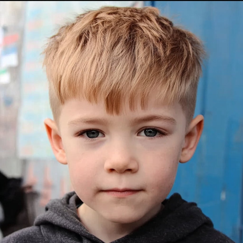 boys fringe cut