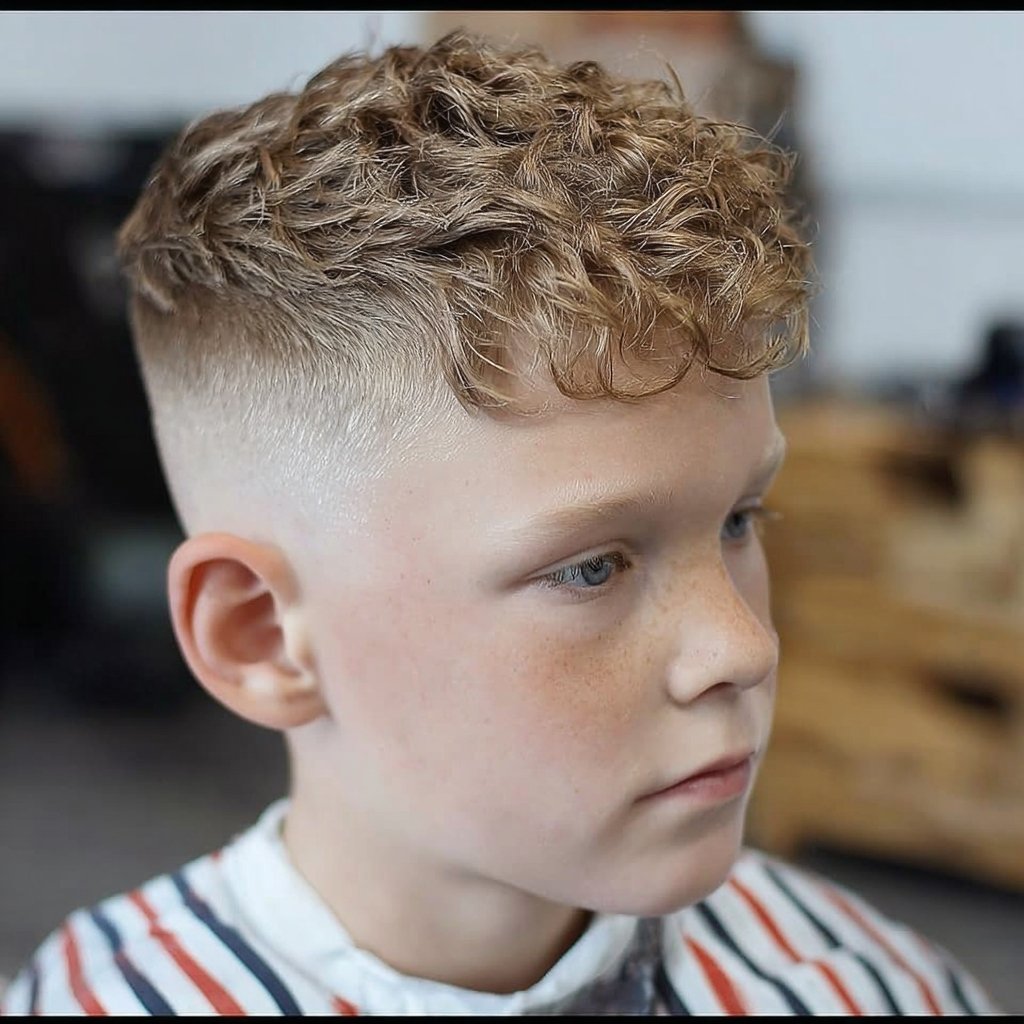 kids textured fringe
