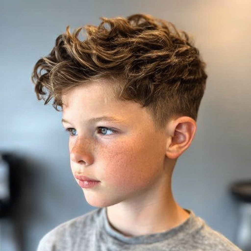 boys haircuts - a classic wavy quiff