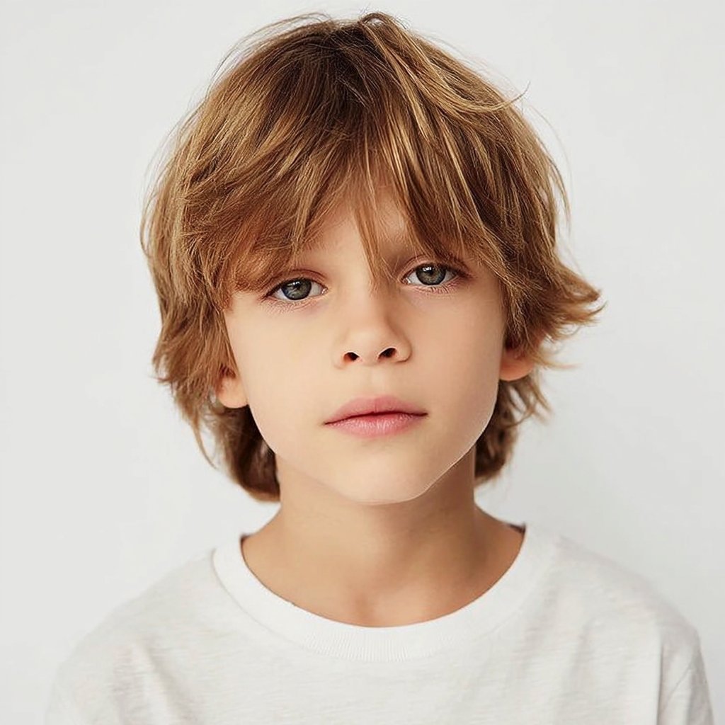 boys haircuts - shaggy hair