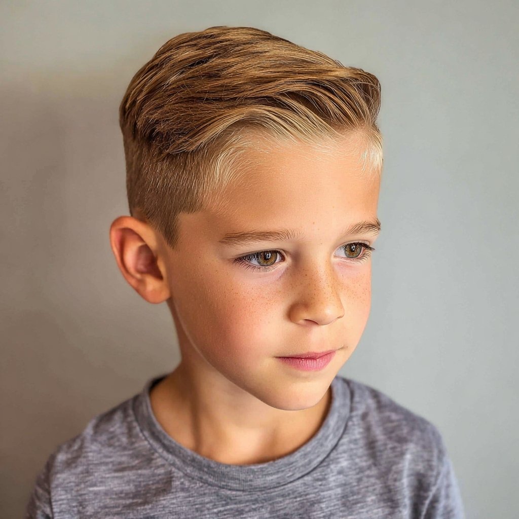 boys haircuts - classic side part
