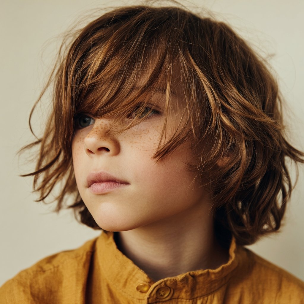 boys surfer hair