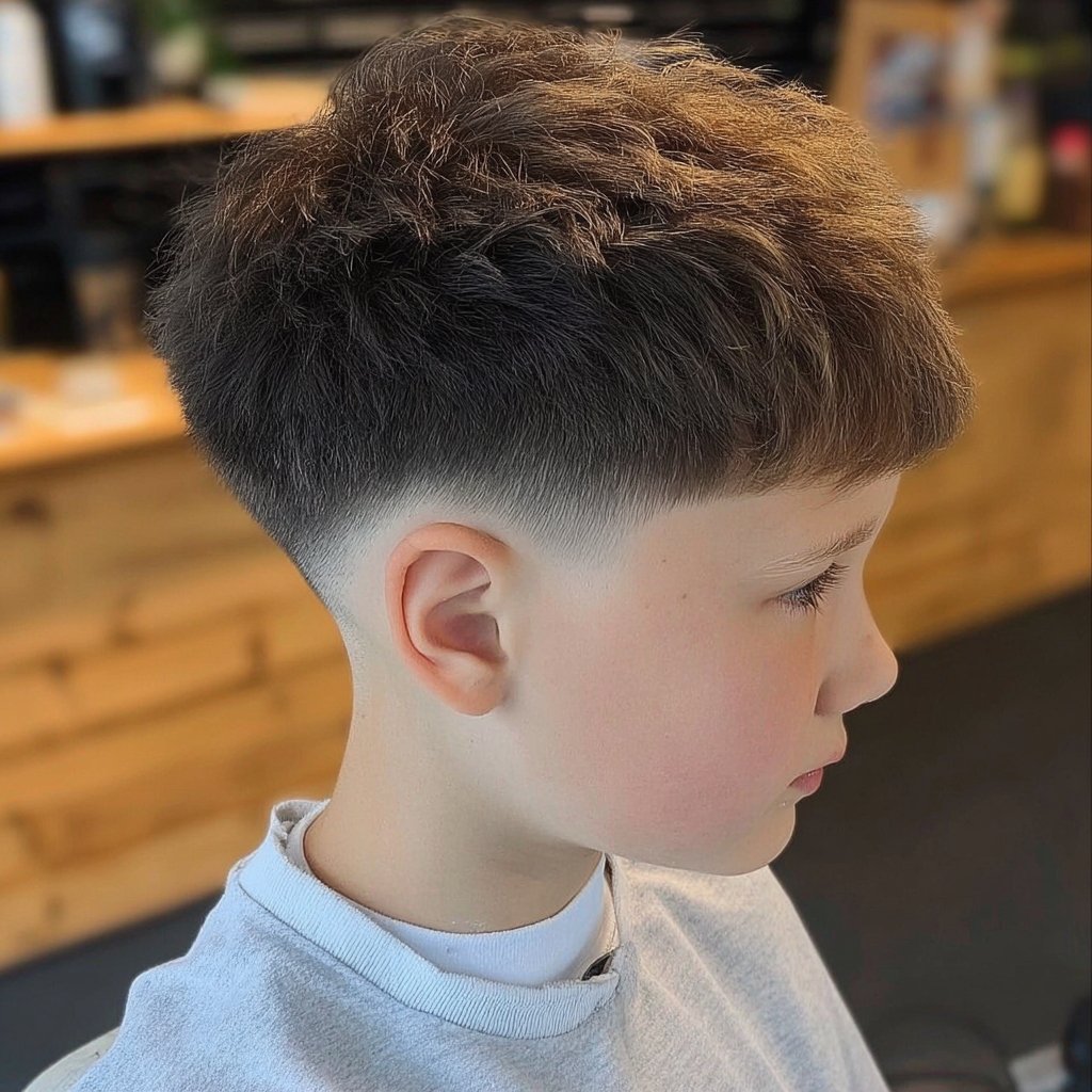 short fade little boy haircuts