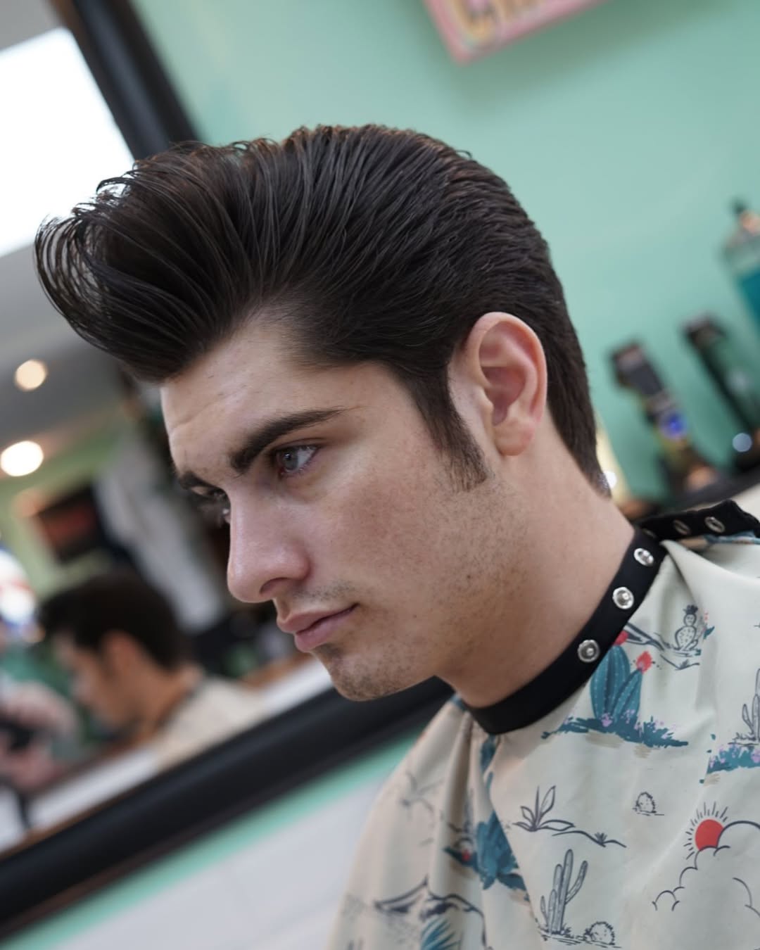 rock-inspired jelly quiff