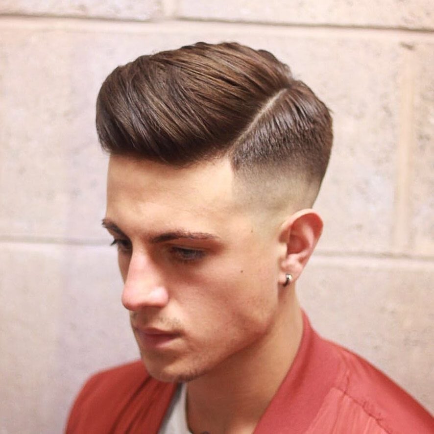 modern side part haircut