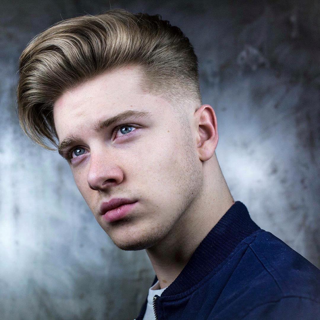 side part quiff