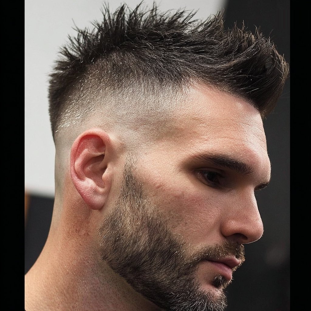 faux hawk haircut