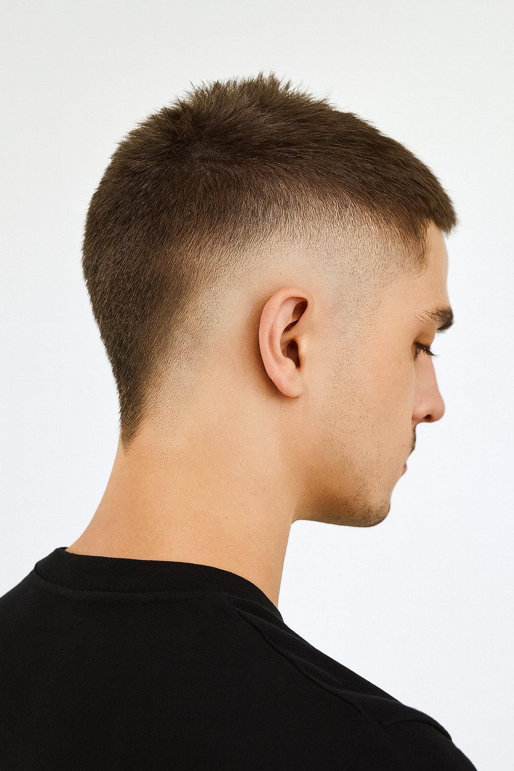 v shape mullet
