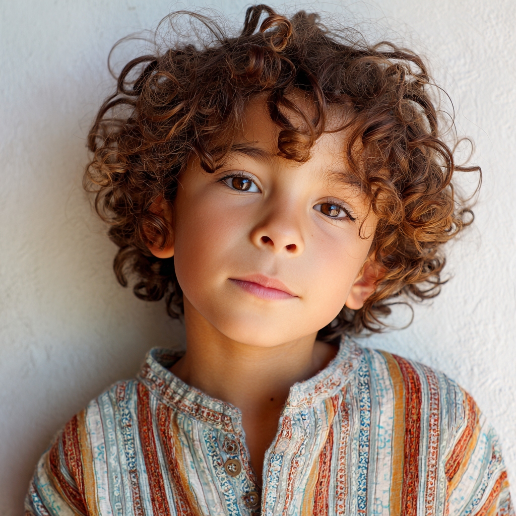 haircuts for boys curly texture