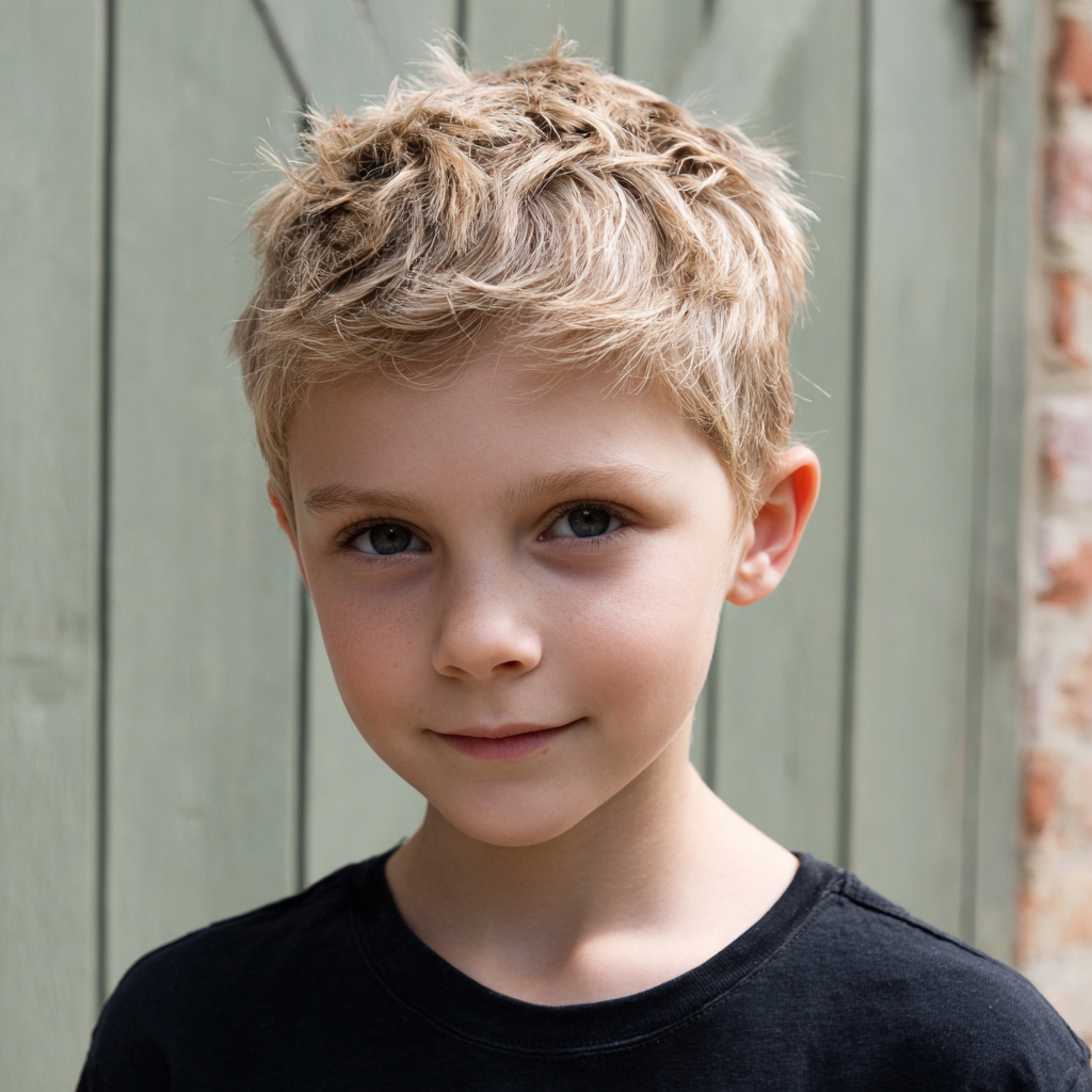 messy haircuts for boys