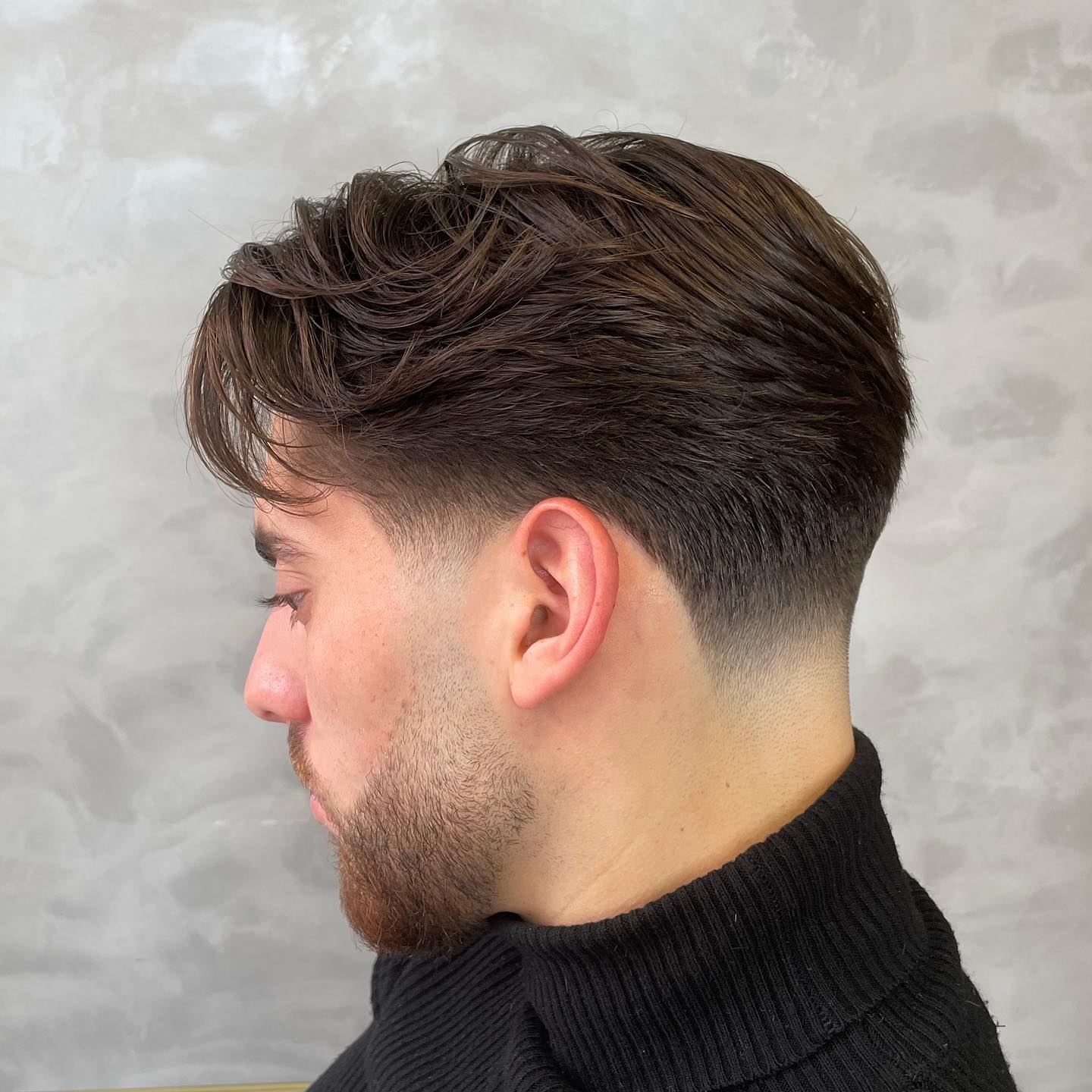 classic low taper haircut