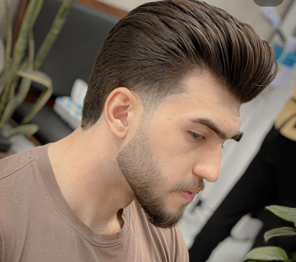 modern pompadour