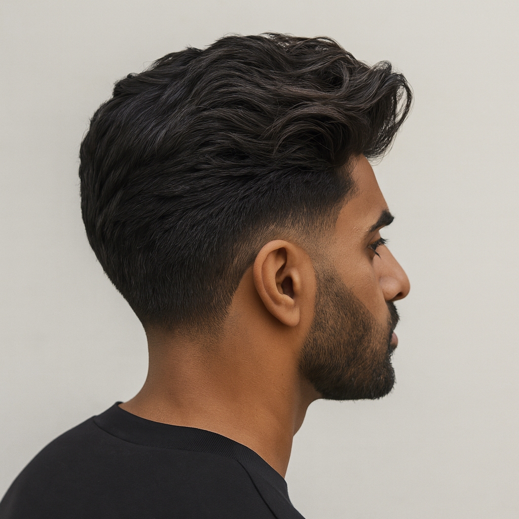 low taper with beard