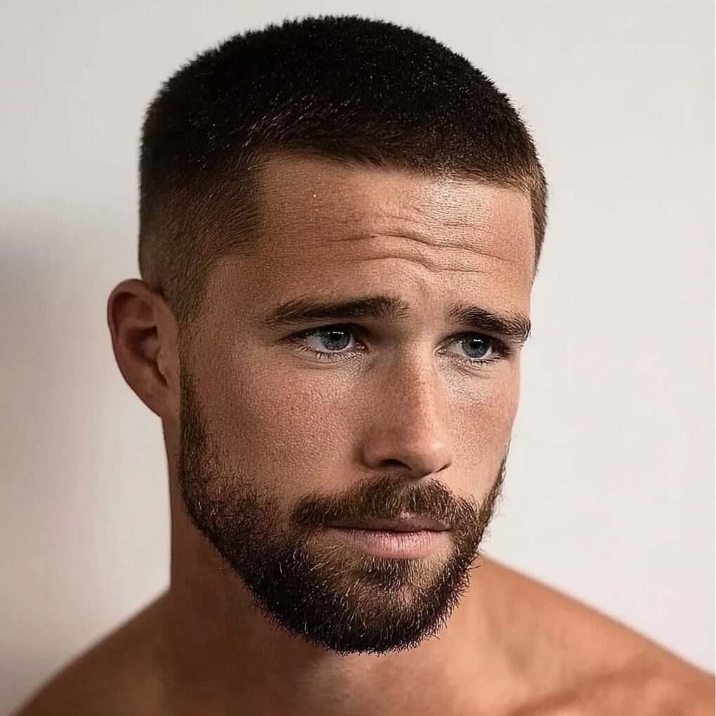 brush cut for men