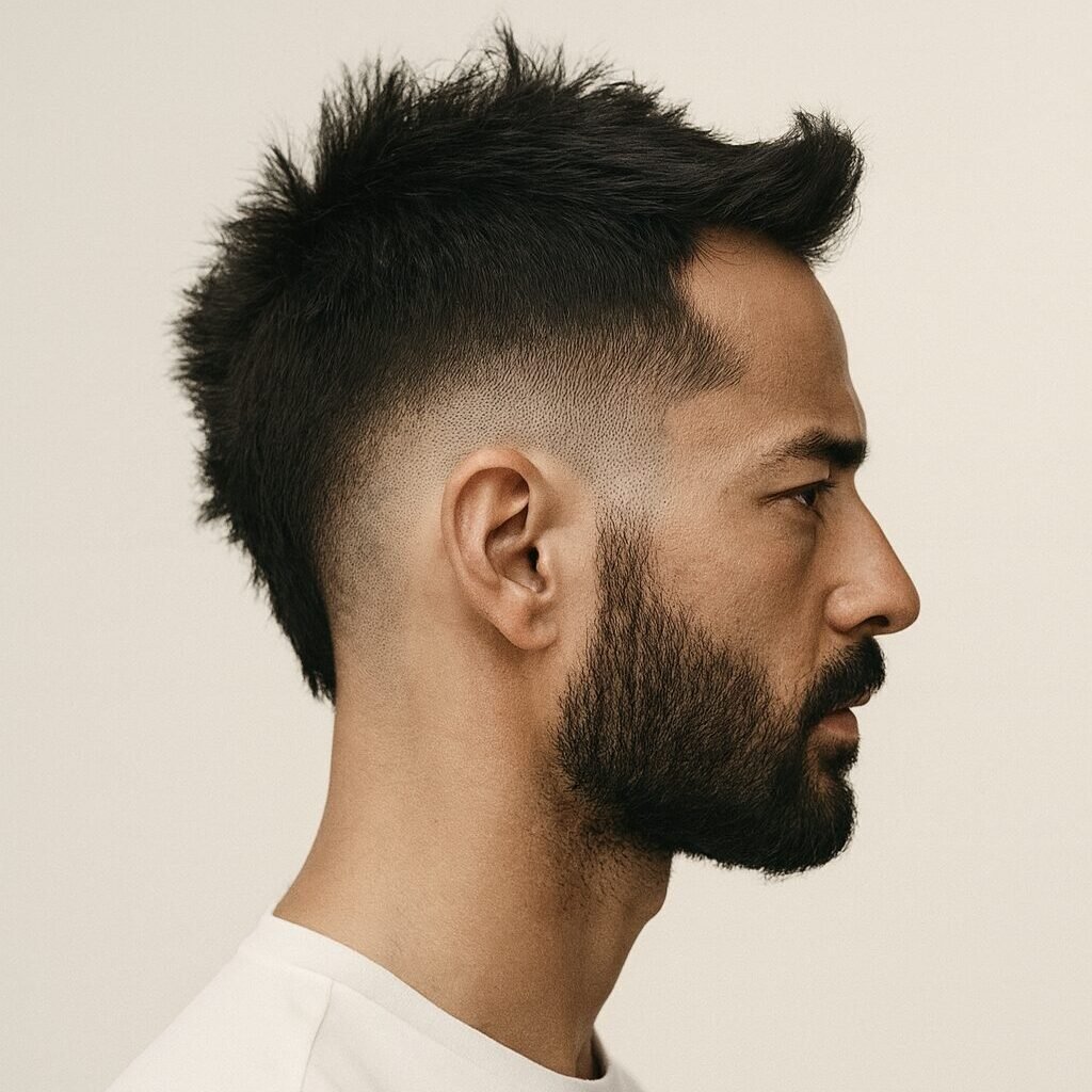 burst fade haircut for men