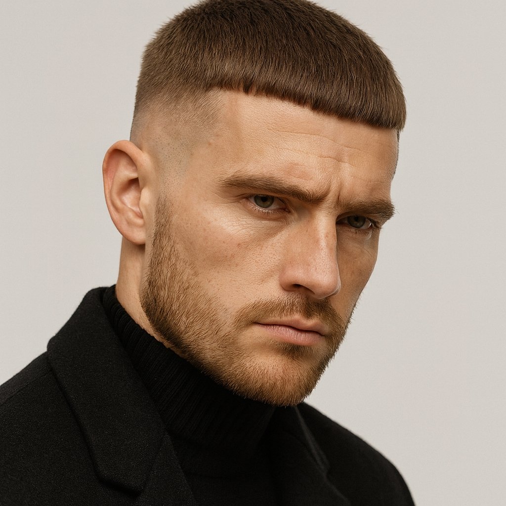 mens hairstyles - caesar cut
