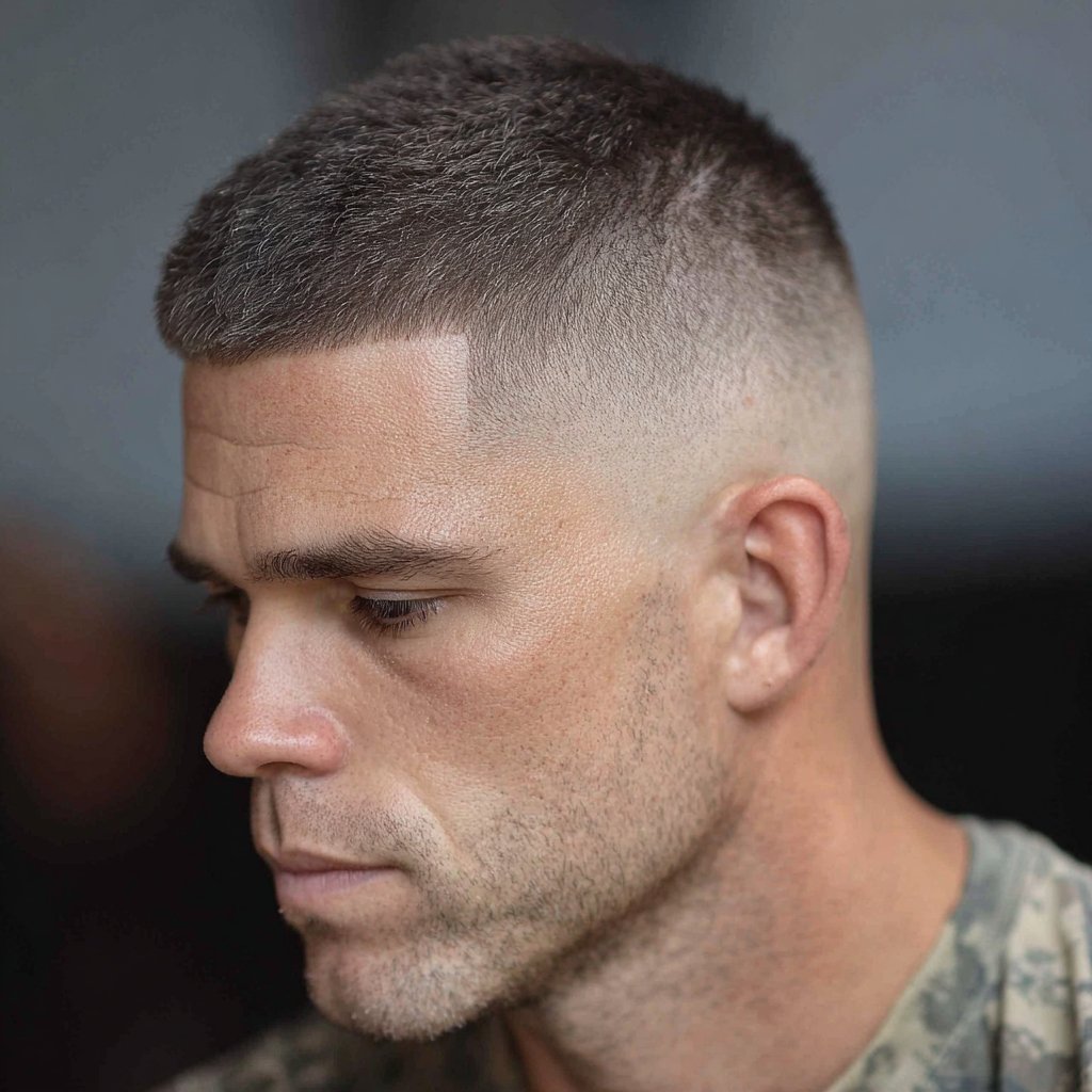 men's military fade haircuts