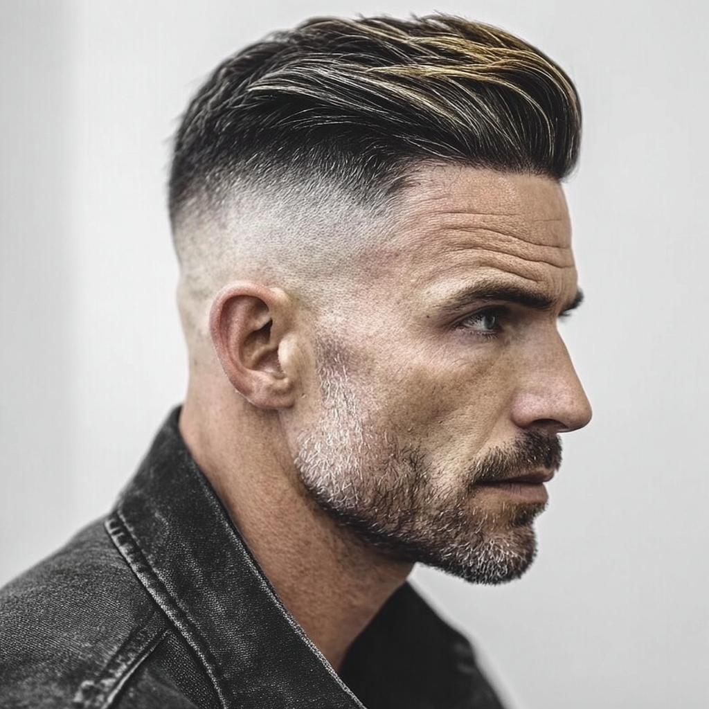 modern undercut for mature men
