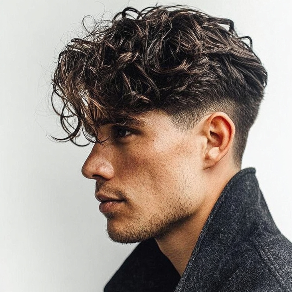 wavy undercut hairstyle