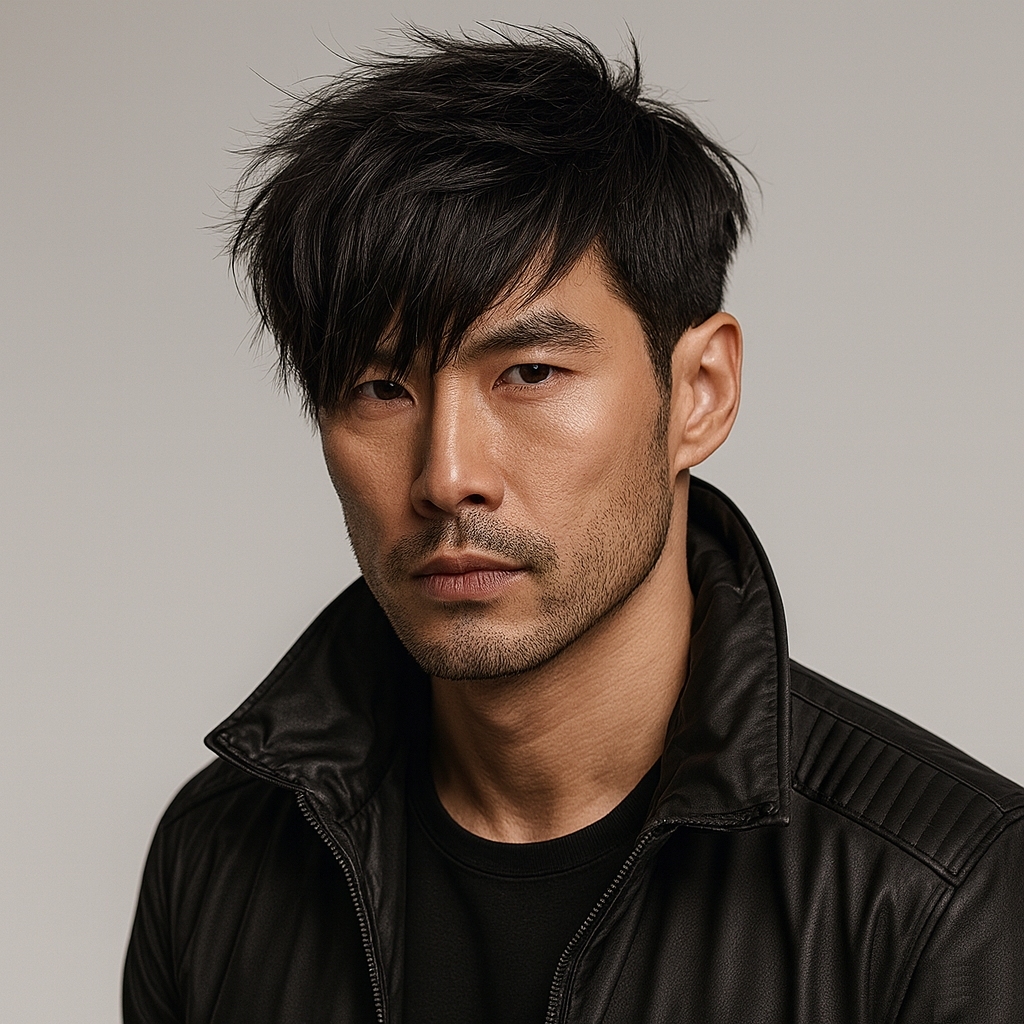 asymmetrical fringe haircut