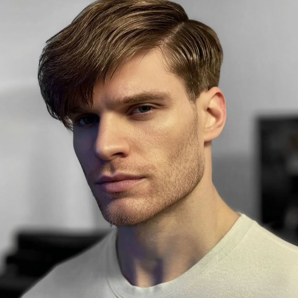 hard part with fringe haircut