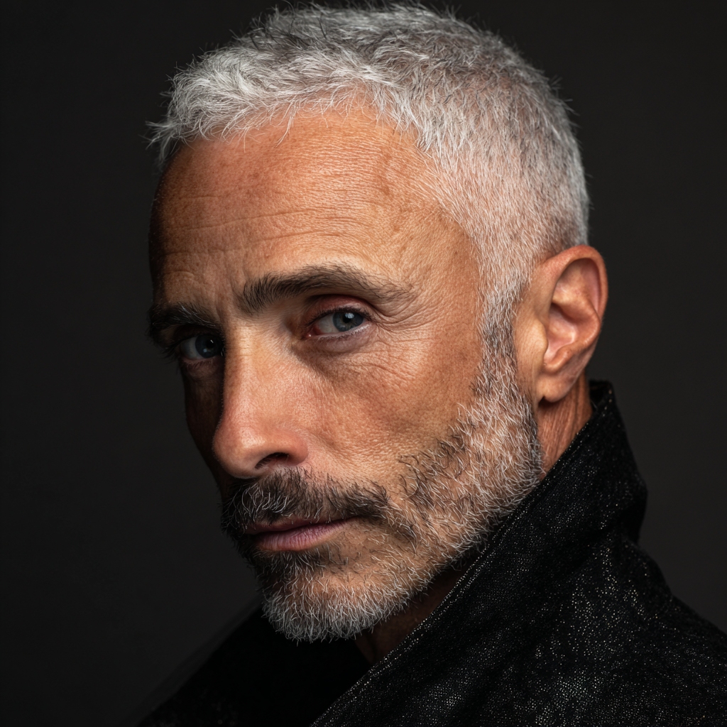 short haircuts for mature men with a receding hairline