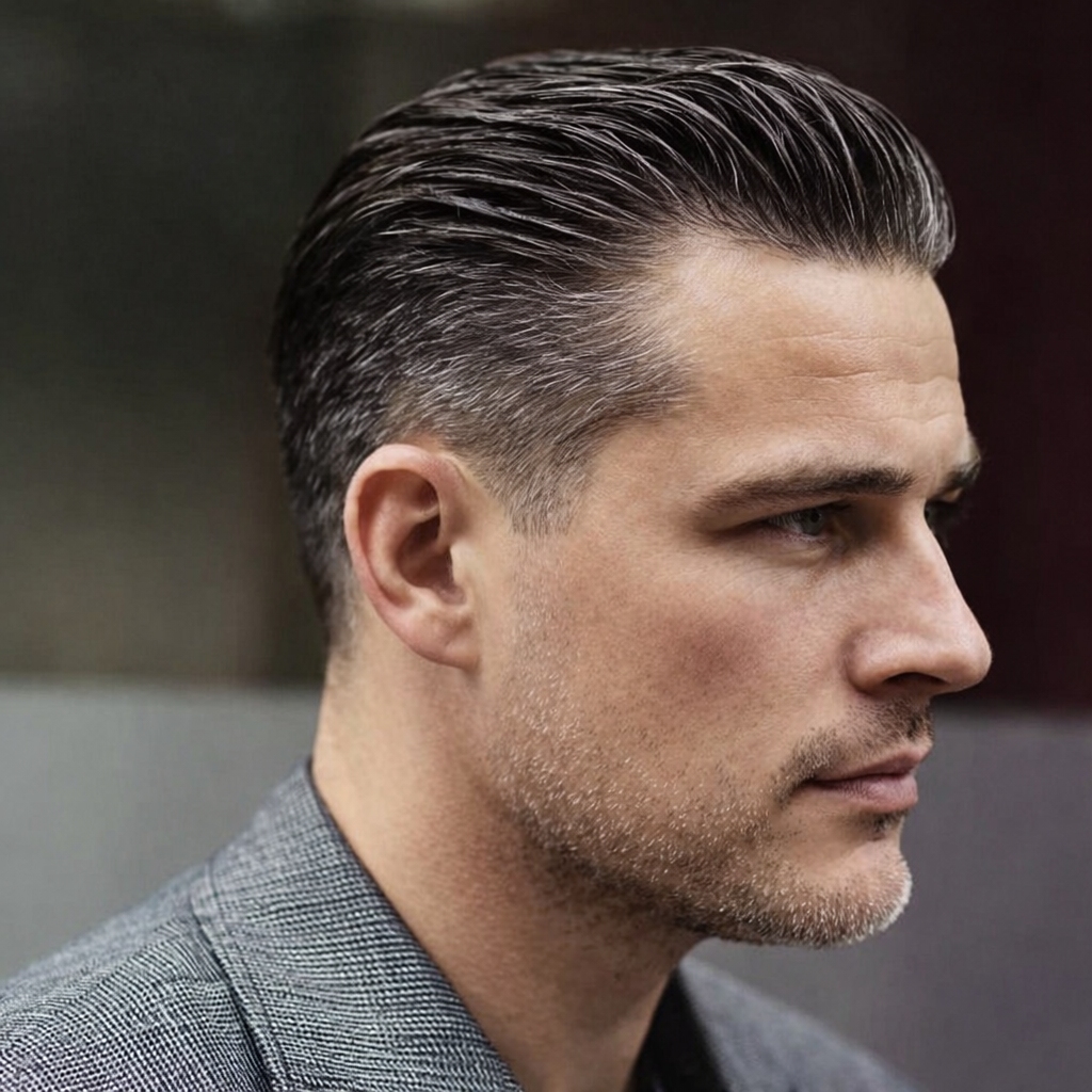 slick back hair for men