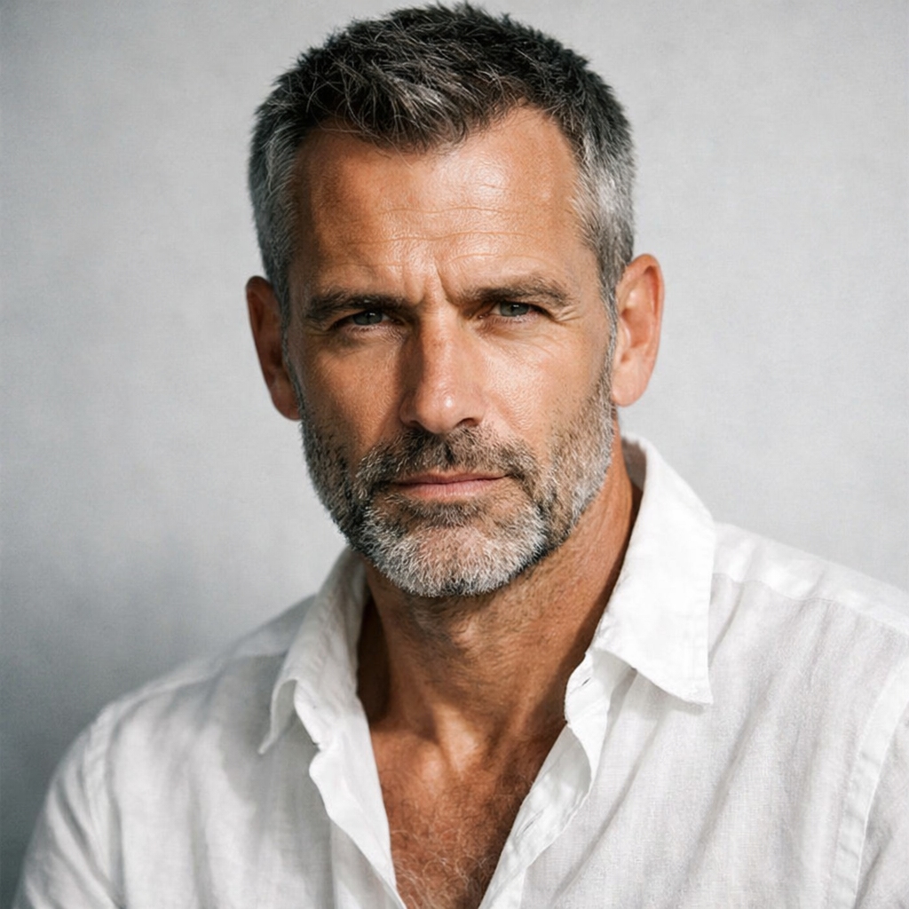 short quiff haircut for receding hairline m-shape