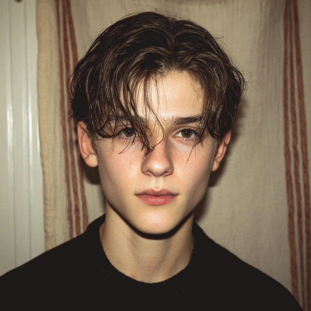 short hairstyle for teenage guys: