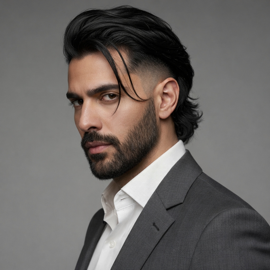 flow haircut with undercut