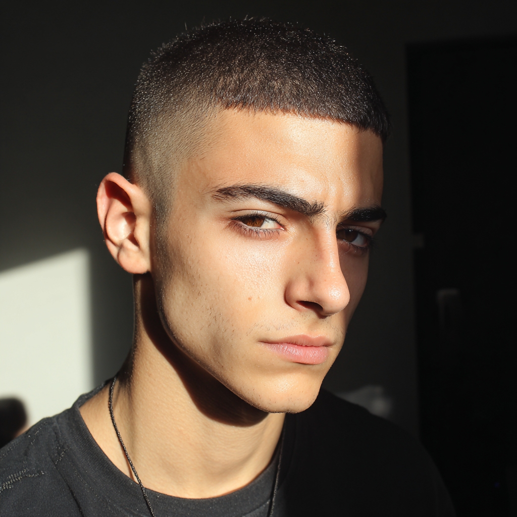 buzz cute hair for teenager