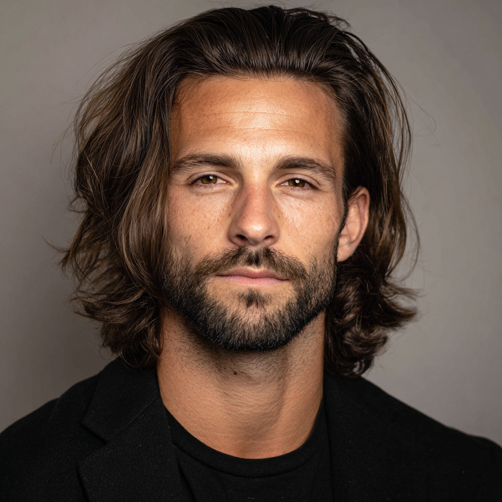 long haircut shoulder length flowing