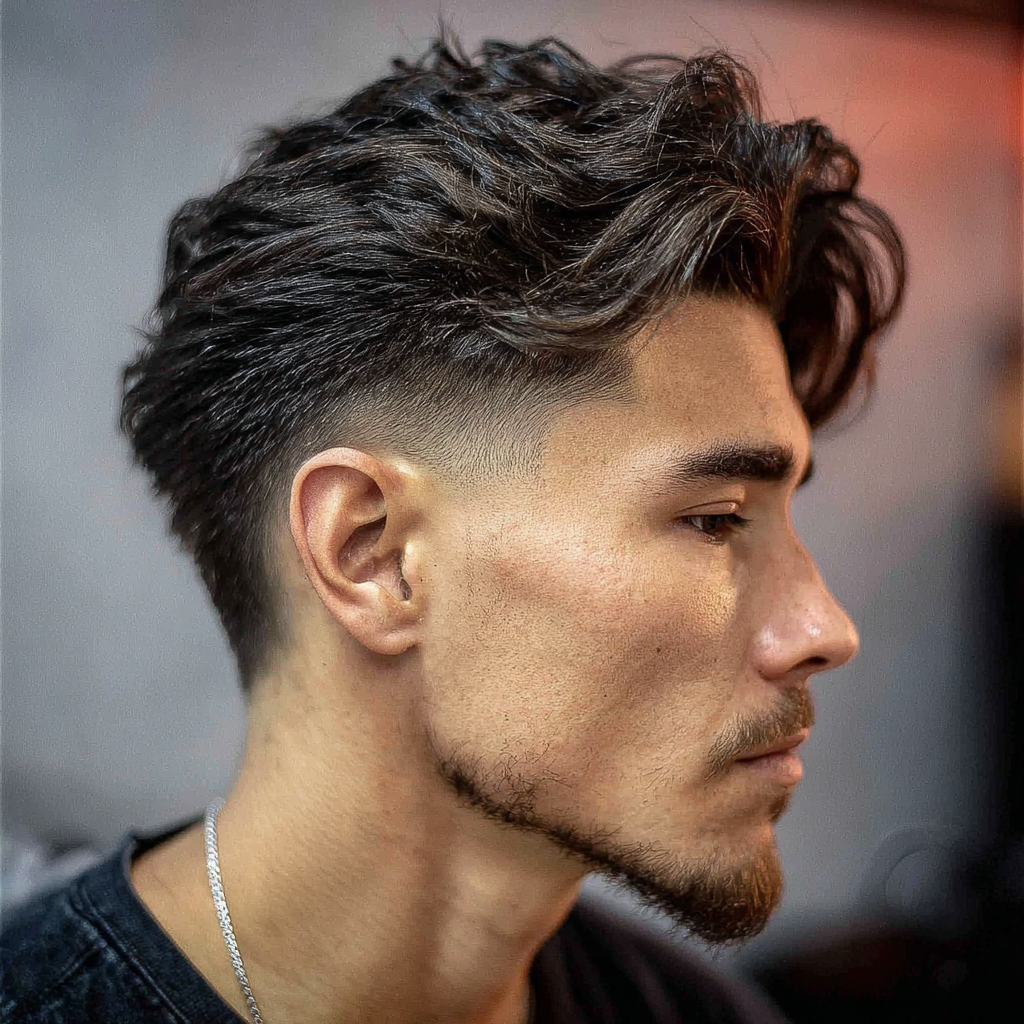 mid taper flow hairstyles cut balanced