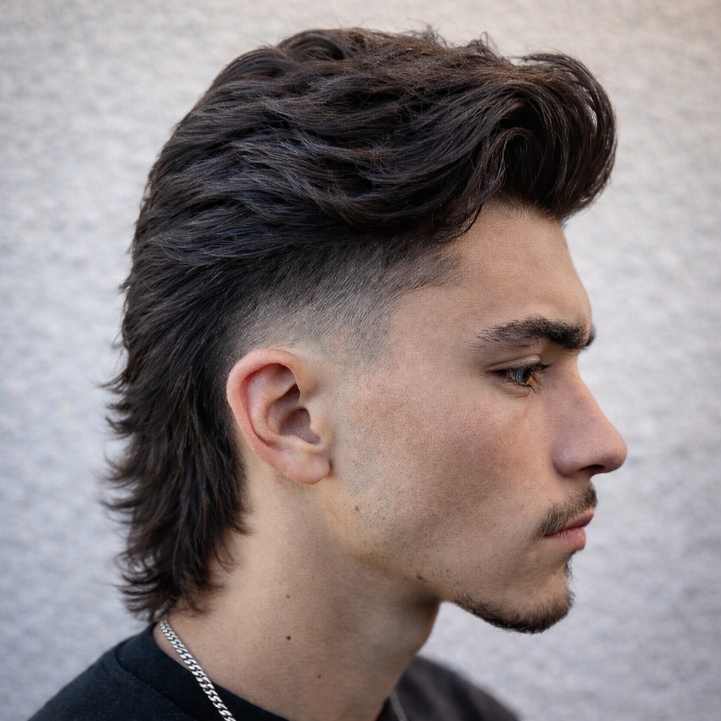 mullet flow haircut modern