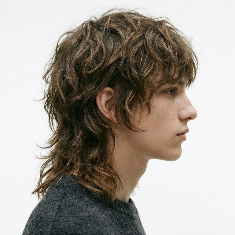 long shaggy wolf cut for teens