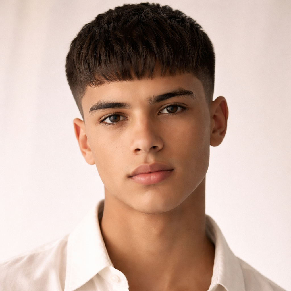 hair for teenagers: the caesar cut