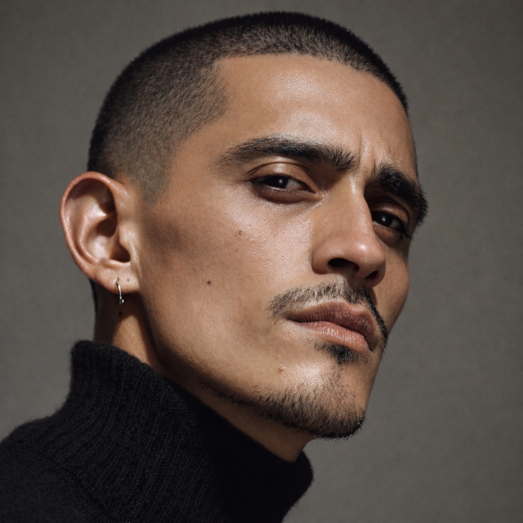 corte de pelo para hombre: rapado