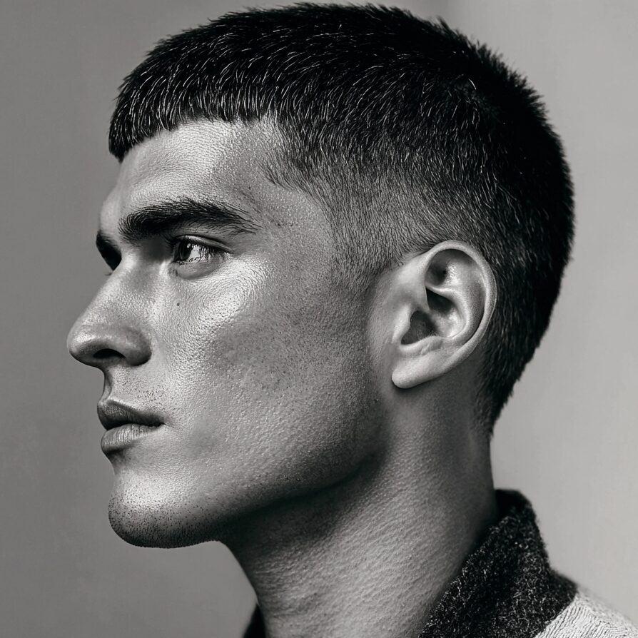 corte de pelo con flequillo corto