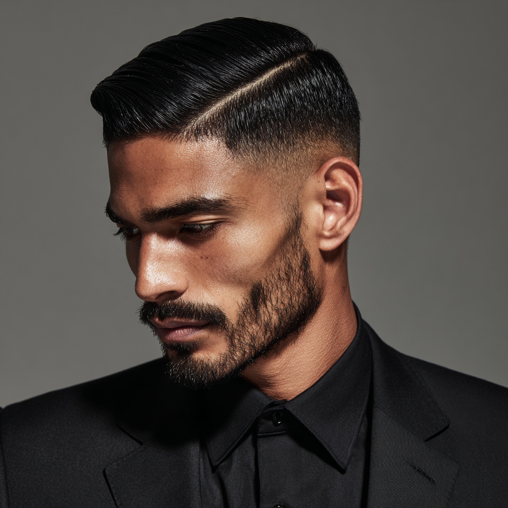 cortes de pelo para hombre: side part