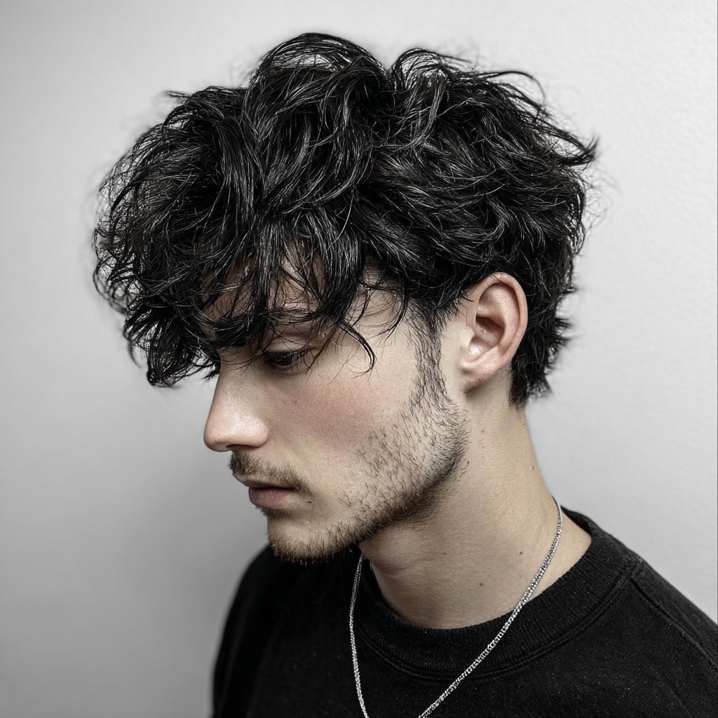 corte de pelo desordenado