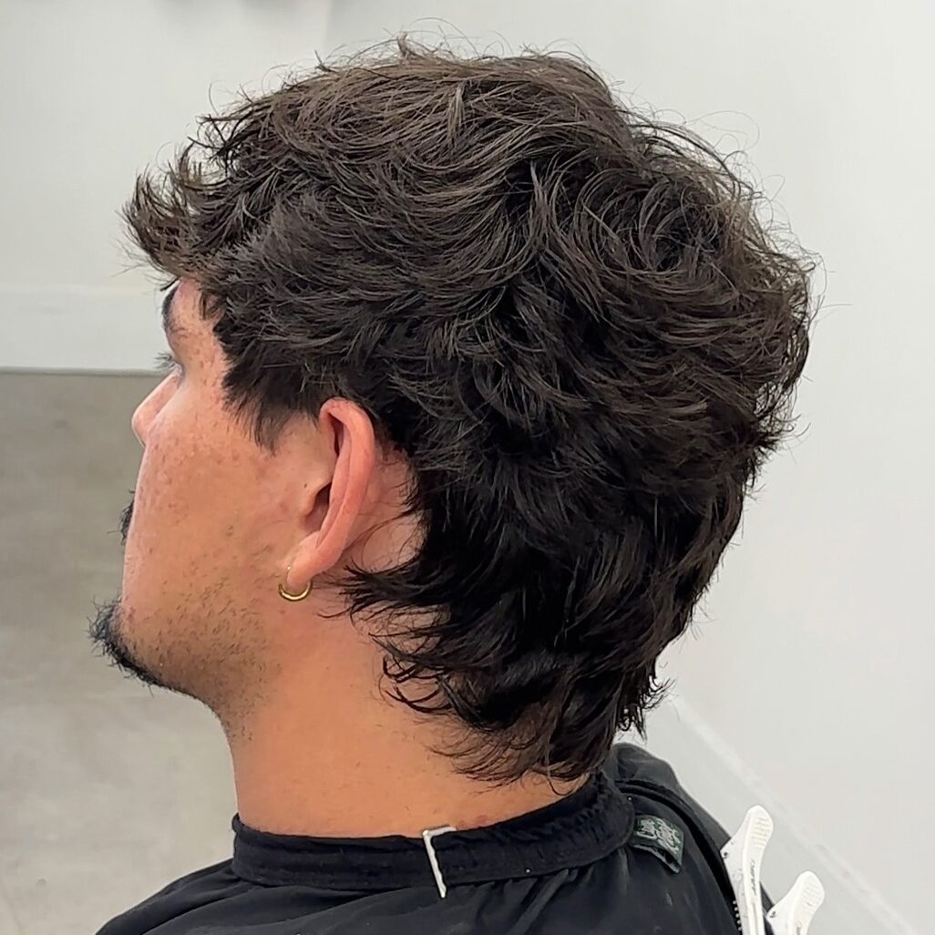 wavy mod mini mullet