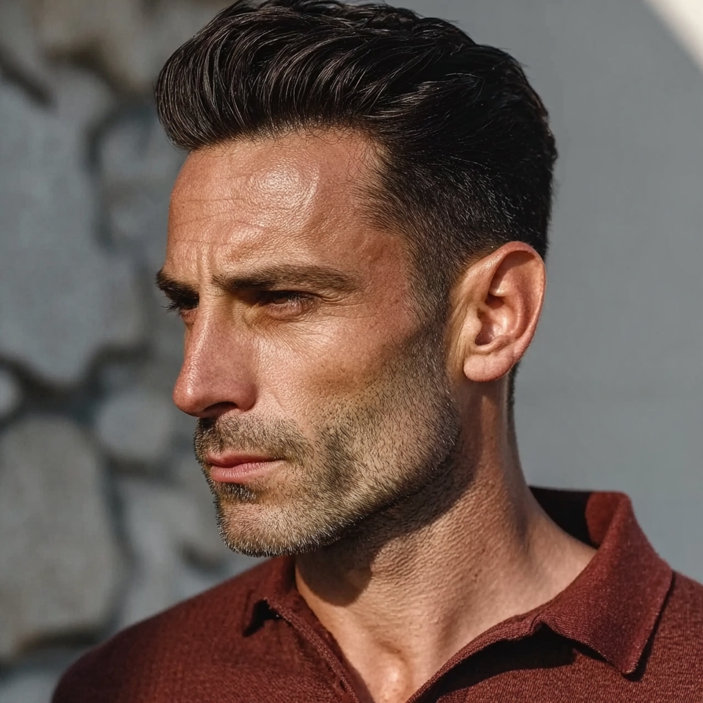 cortes de pelo para hombre: pompadour