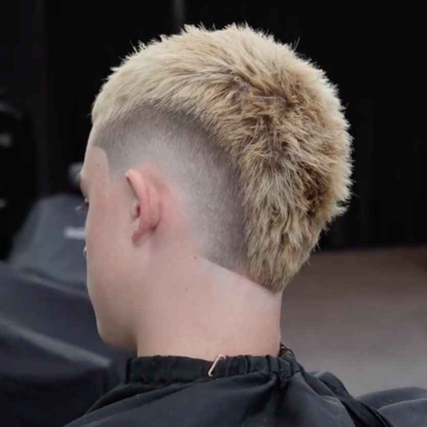 buzz cut mohawk