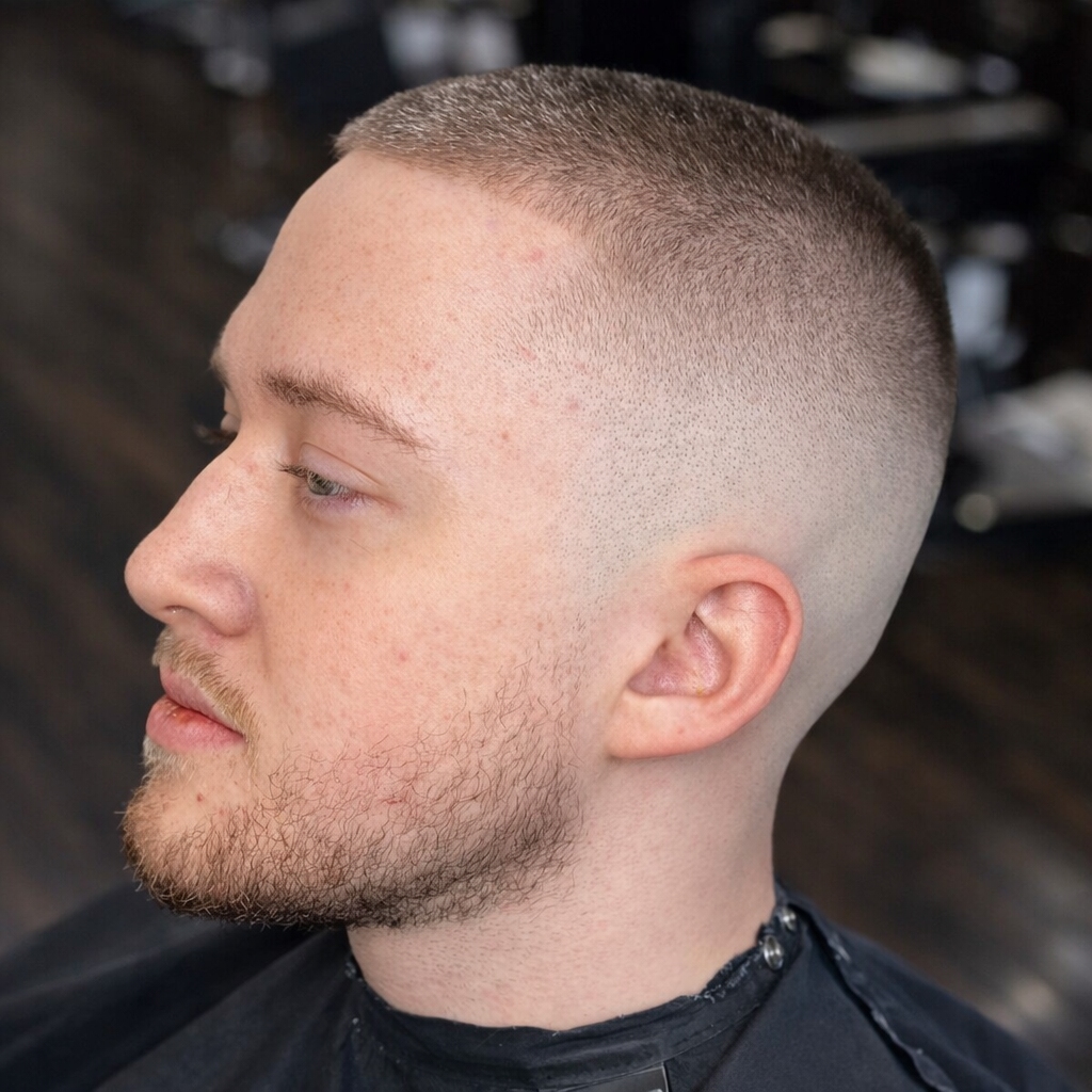 buzz cut number 2 hairstyle