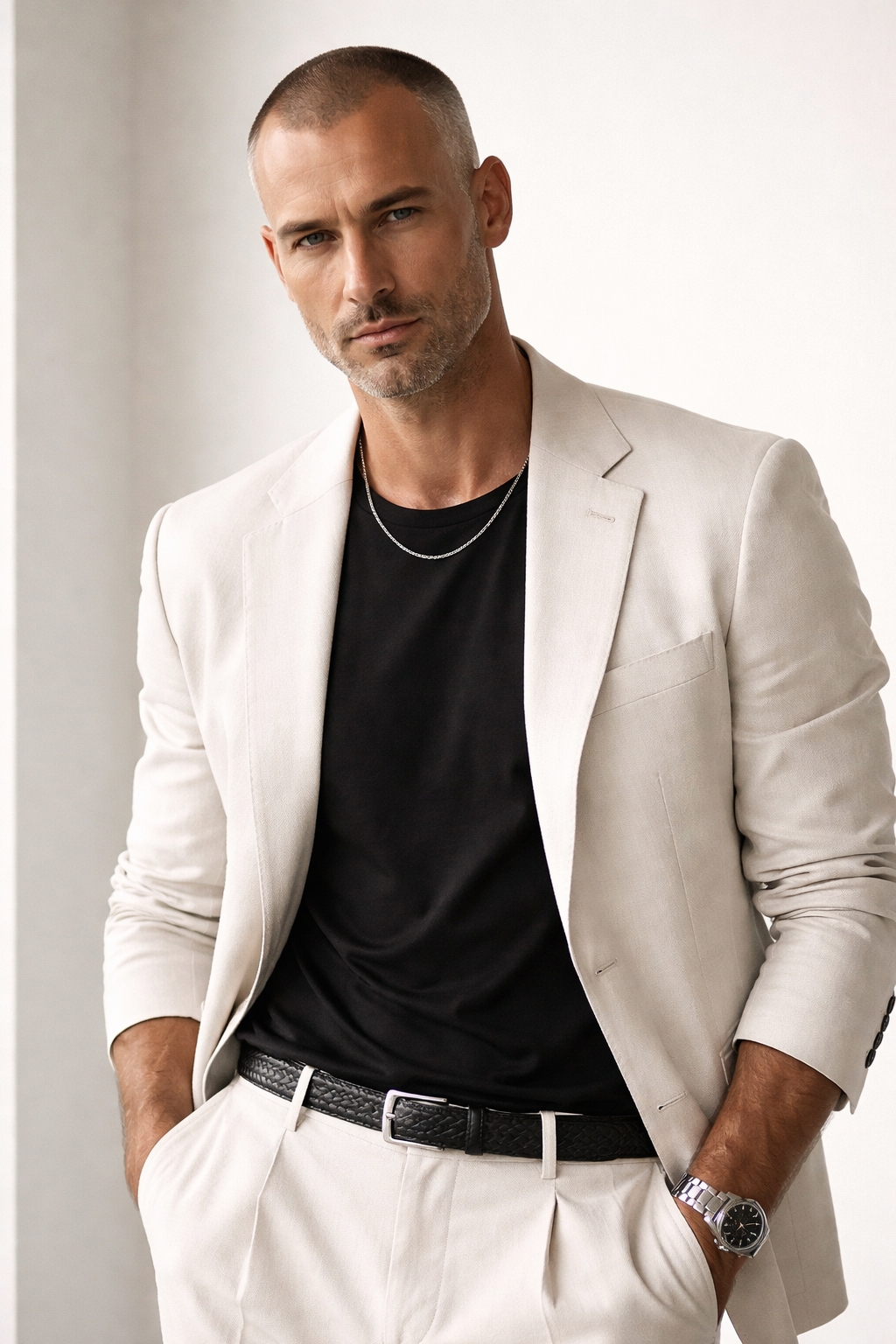 Induction cut for men - good haircuts for crown thinning hair