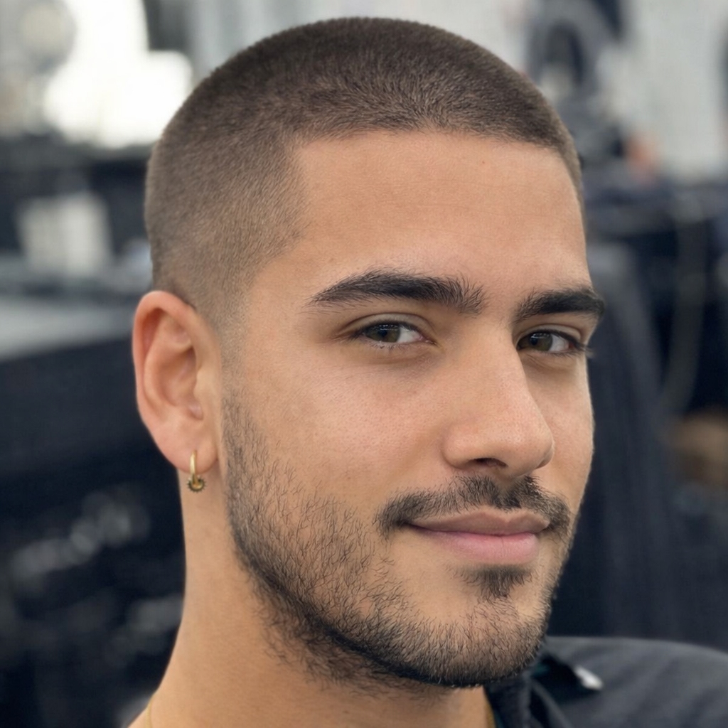 buzz cut number 3 guard