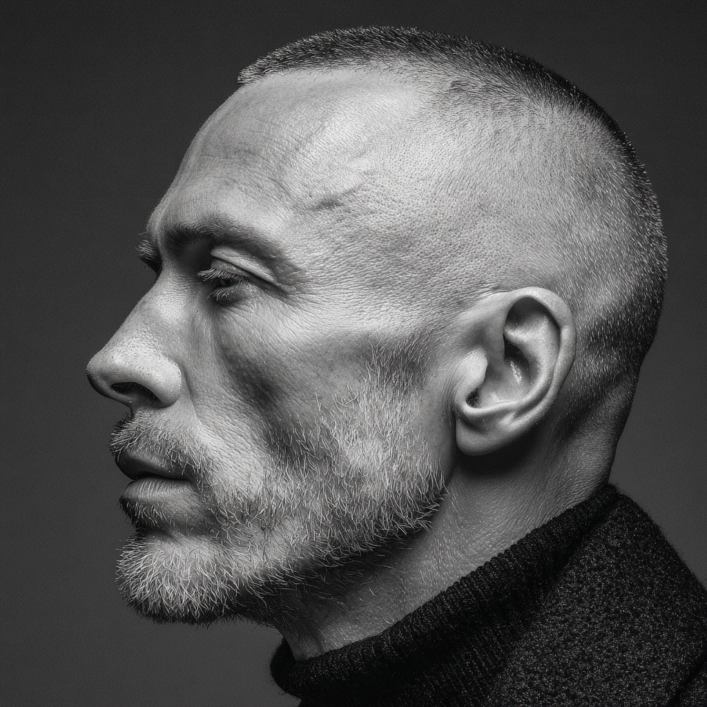 receding line haircut