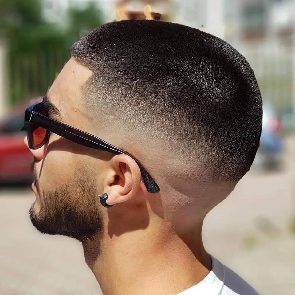 skin fade buzz cut