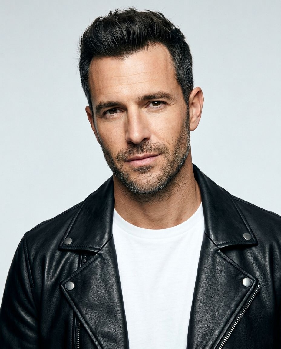 quiff haircut with receding hairline