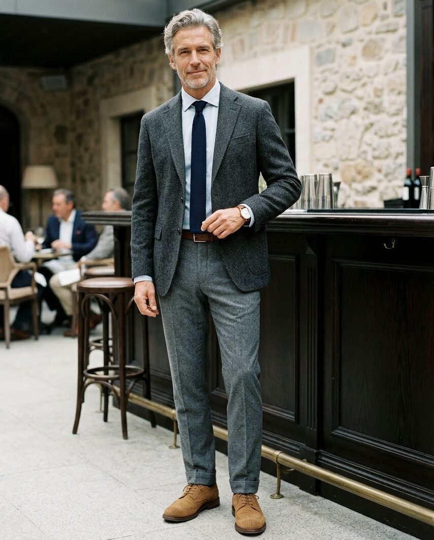 smart casual outfit for men over 50